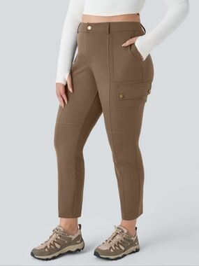 Halara Cargo DayStretch Skinny Pants Brown